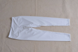 White box pattern silicone coating leggings